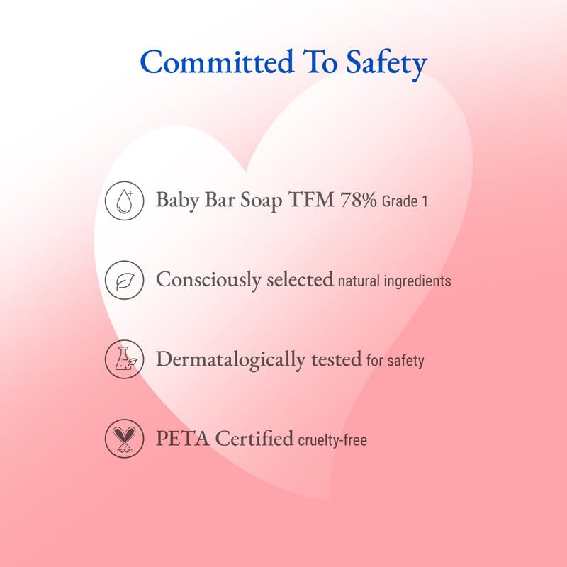 Softsens Baby Nourishing Soap Bar Enriched with Colloidal Oatmeal, Shea Butter & Vitamin E I Dermatologically Tested & Paraben Free for Baby Skin- Pack of 2 (100 gms x 6)