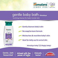 Himalaya Baby Powder, 700g and Gentle Bath (400ml) Combo