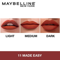 Maybelline New York Sensational Liquid Matte Lipstick 11, Made Easy + FREE touch of Spice Lipstick