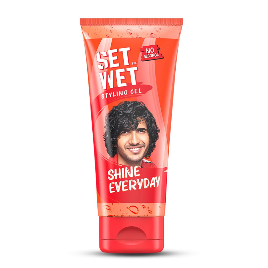 Set Wet Styling Hair Gel for Men - Shine Everyday, 50gm | Light Hold, High Shine |For Long Hair| No Alcohol, No Sulphate