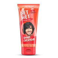 Set Wet Styling Hair Gel for Men - Shine Everyday, 50gm | Light Hold, High Shine |For Long Hair| No Alcohol, No Sulphate