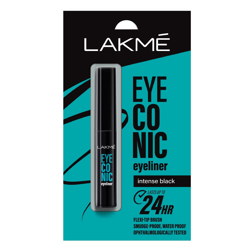 LAKMÉ 9 To 5 Complexion Care Face Cc Cream, Honey, Spf 30, Conceals Dark Spots & Blemishes, 30 G & Eyeconic Liquid Eyeliner, Black, 4.5 Ml