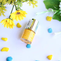DeBelle Gel Nail Finish Polish Caramelo Yellow(Yellow), 8 Ml - Enriched With Natural Seaweed Extract, Cruelty Free, Toxic Free