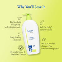 Softsens Baby Nourishing Lotion with Milk Cream & Shea Butter | No Harmful Chemicals, No Paraben and Phthalates,SLS Free For all skin types 400ml (Pack of 2)