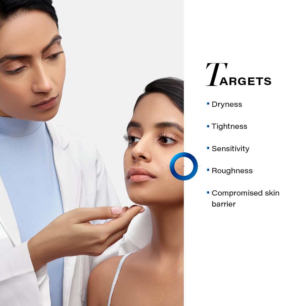 Novology Moisture Barrier Booster Cleanser with Stearic Acid & Palmitic Acid | Hydrating Face Wash For Dry Skin, Sensitive Skin | 180G