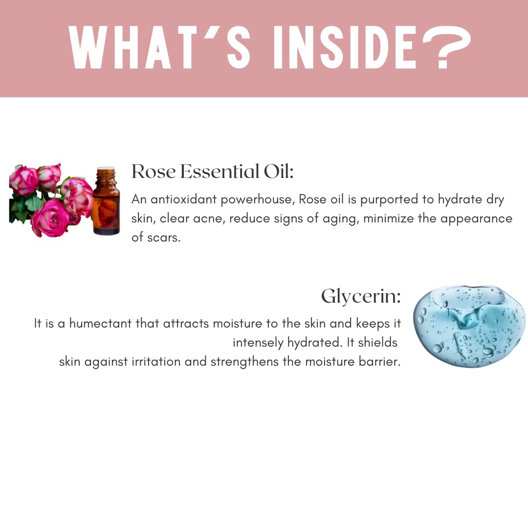 Skin Secrets Rose Massage Cream with Rose Essential Oil| Paraben Free, Cruelty Free & vegan (500gm)