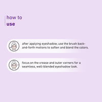 Plum Soft Blend Liner & Spoolie Brush | Ultra-soft Bristles | Flawless Application | Easy Pick-up | 06