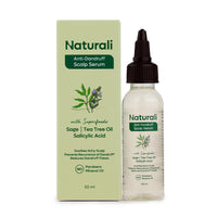 Naturali Anti-Dandruff Scalp Serum With Sage, Tea Tree Oil & Salicylic Acid | Reduces Dandruff Flakes | Prevents Recurrence of Dandruff | Soothes Itchy Scalp | Paraben-free | Best Anti-dandruff Serum | 50ml