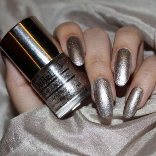 DeBelle Gel Nail Polish Sparkling Dust (Glitter Nail Paint)|Non UV - Gel Finish |Chip Resistant | Seaweed Enriched Formula| Long Lasting|Cruelty and Toxic Free| 8ml