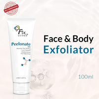 Fixderma Peelonate AHA Face Cleanser | Face Exfoliator| Uneven skin tone, Non-comedogenic formulation, Non-irritating skin cleanser, Reduces Rough & Dry skin-100ml