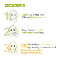 Bioderma Sebium Hydra Cleanser with Glycerin | Friction-Less Cleansing | 24H Comfort and Hydration | Acne Prone Sensitive Skin, 200 ml