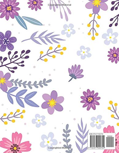 Academic Planner July 2019 - June 2020 Large Print 8.5 x 11 Weekly Monthly: Calendar Organizer Notes To-Do List Diary Journal Notebook Pink Purple ... School Year Teacher Student Planner)