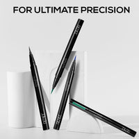 RENEE Pointy End Sketch Pen Smudge Proof Eyeliner - Matte Finish, Light Weight, Water Resistant, Long Stay Highly Pigmented with One Stroke Application Formula - Black