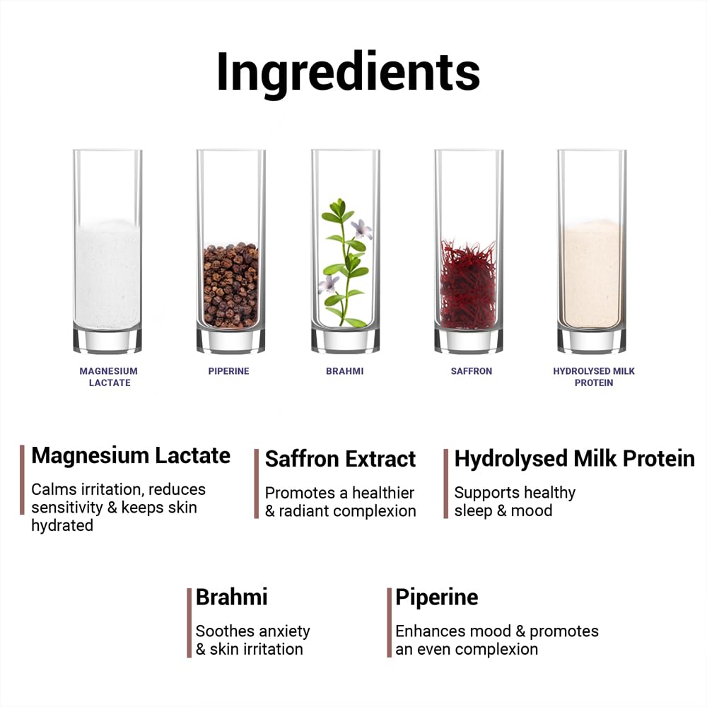 Sereko Calming Candy Tabs Supplements, Improve Quality Sleep, Reduce Stress Levels, Mood Swings & Enhance Overall Skin Health for Women & Men | Non - Addictive 10 Tablets