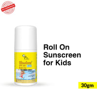 FIXDERMA Shadow SPF 50 Kids Roll On Sunscreen With Golden Seaweed & Phytosterol, PA+++, UVA & UVB Protection, 30Gm - Combination