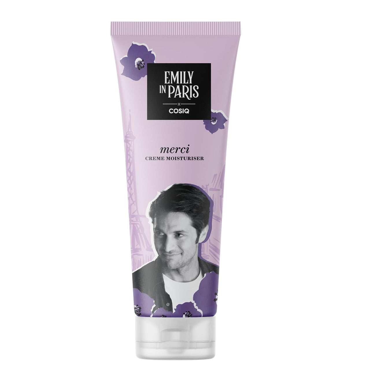 Cos-IQ Emily In Paris Merci Soft Light Moisturizer Cream, 200 ml | for Face, Hand & Body, Non-Greasy Cream with Vitamin E | Intense Moisturizing for All Skin Types