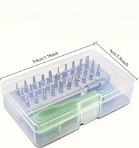 32 - in - 1 Multifunction Screwdriver Set - Household Home Repair Tool Kit,Precision Hand Tool with Interchangeable Bits for Repairs,Electronics,DIY Projects & Home Use