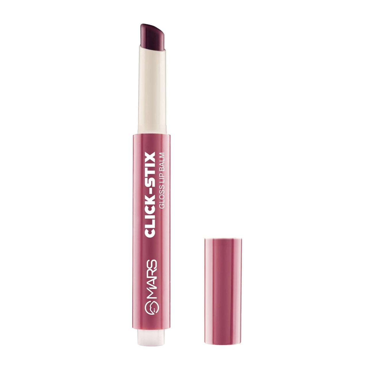 MARS Click Stix Gloss Lip Balm (2.0 gm) (03-BERRY JAM) | High Pigmented | Ultra-Glossy Finish | Non-Sticky | Hydration | Enriched with Cocoa Butter