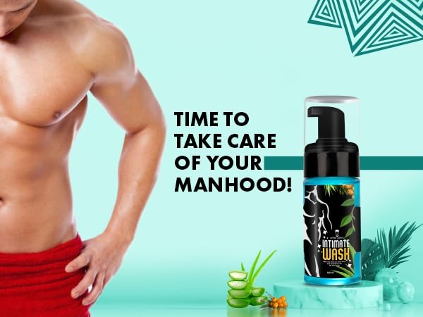 Urbangabru Hair Volumizing Powder 10 GM & Intimate Wash 100 ML - Men's Grooming Combo Kit