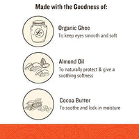 SoulTree Ayurvedic Kajal | Rich Loam Kajal 007 | Brown Shade | Enriched with 100% Organic Ghee, Almond Oil & Camphor | Soothe, Cool & Nourish Eyes | 3gm