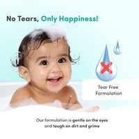 Mylo Baby Body Wash and Shampoo 200 ml | Gentle Cleansing Head-to-Toe | Tear Free Formulation | Made Safe Certified | Dermatologically Tested