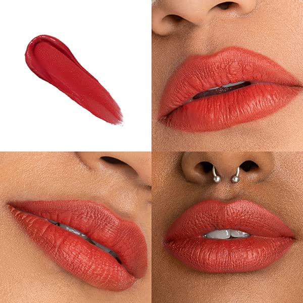 LoveChild Masaba Mamma mia! Lush-Matte Lip Crème - Kokum Panna (Red) Lush Matte Finish, Intense Hydration, Long Lasting, 3ml