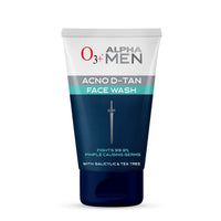 O3+ D-Tan Radiance Face Wash With Vitamin C Glowing Skin and Deep Cleanses and Unifies Skin Tone 60gm & O3+ ALPHA MEN Acno D-TAN Face Wash with Tea Tree 100g for Oily Skin Combo