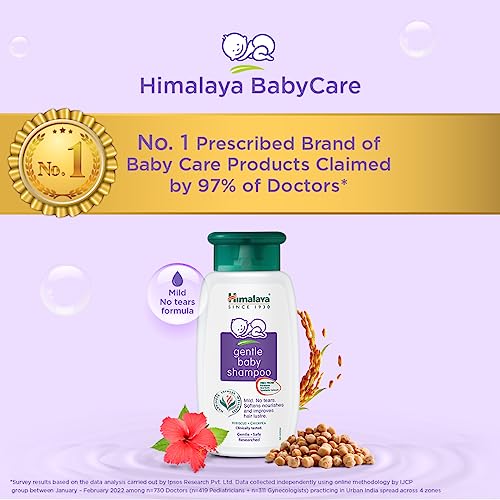 Himalaya Gentle Baby Shampoo 100ml | No Tears formula | Cleanses, softens and nourishes baby's  hair
