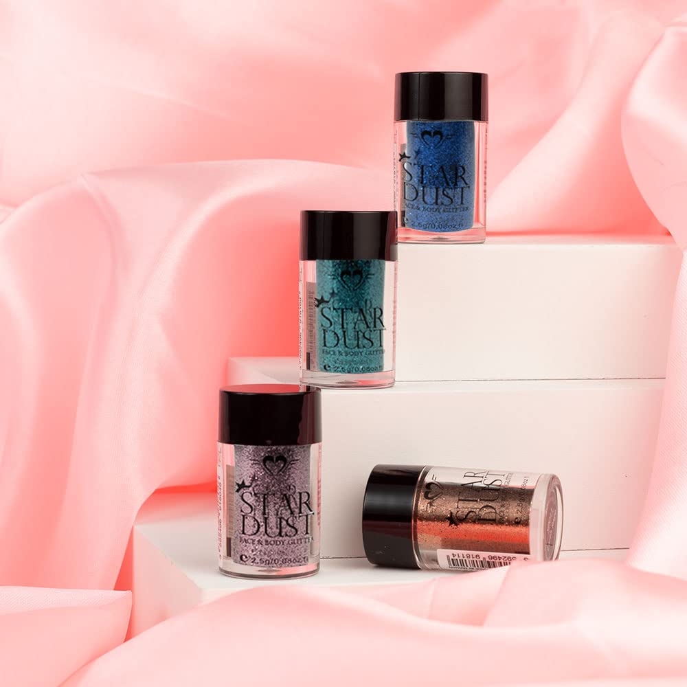 Forever52 Daily Life Star Dust Powder Single Eyeshadow Highly Pigmented Professional Shiny Glitters With Hydrating Easy-To-Blend Formula & Silky Texture (Brown) SD004 (Shimmery Finish)