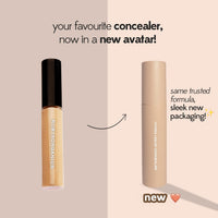 RUBY'S ORGANICS Liquid-Cream Concealer For Under-Eye Dark Circles & Pigmentation, Full Coverage, Cream With Bakuchiol, Easily Blendable, Highly Pigmented, Natural, All Indian Skin Types - HC2, 6.5Ml
