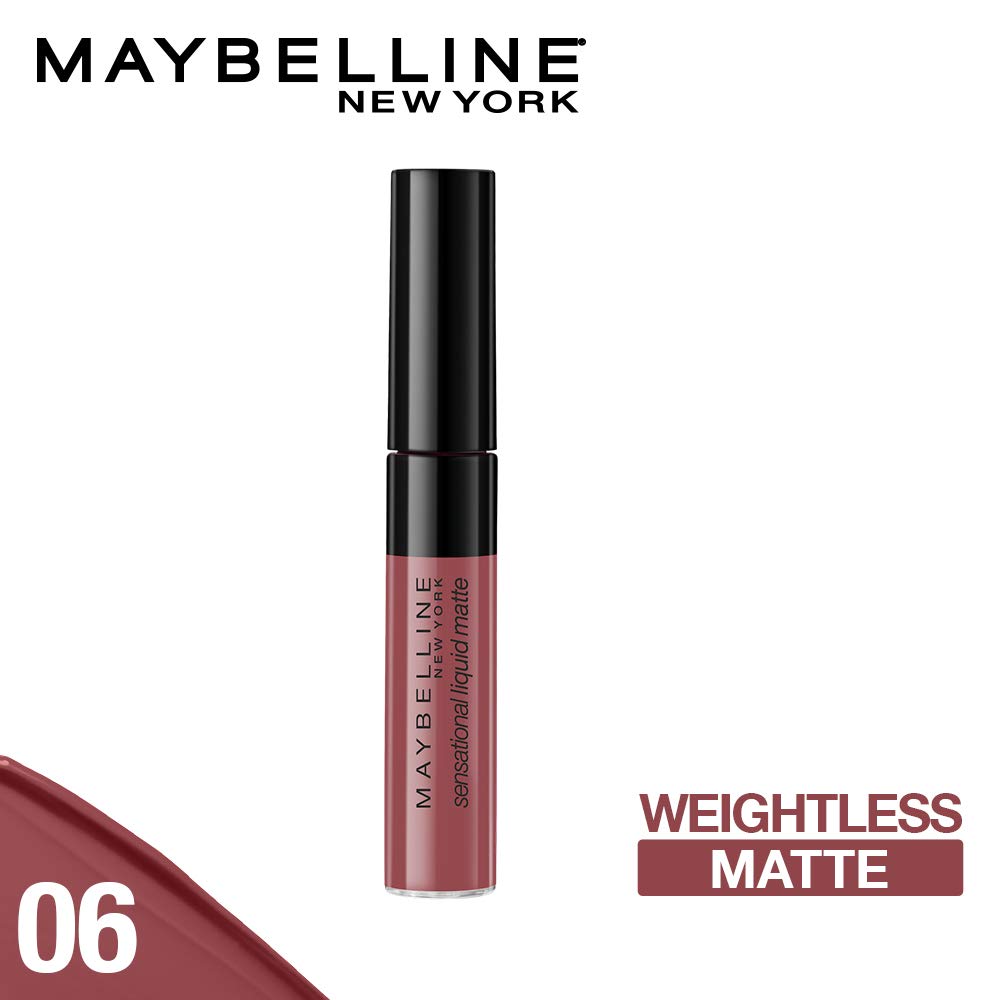 Maybelline New York Sensational Liquid Matte Lipstick 06, Best Babe, 7G. and Maybelline New York Color Sensational Creamy Matte Lipstick, 657 Nude Nuance, 3.9g