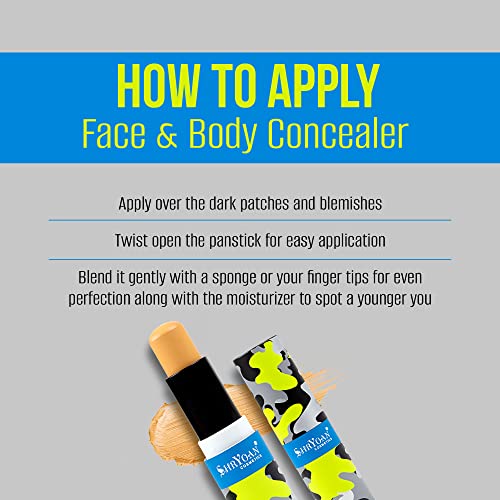 Shryoan Face & Body Concealer Long-Lasting Coverage for All-Day Wear| Toffee Shade