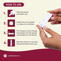 Bloom Menopause Detection Kit | 3 Test Kits (Pack of 1) | For Menopause Symptoms like Breast Pain, Hot Flashes & Irregular Periods | Rapid Detection of FSH Levels | Home-Based Urine Test Kit |