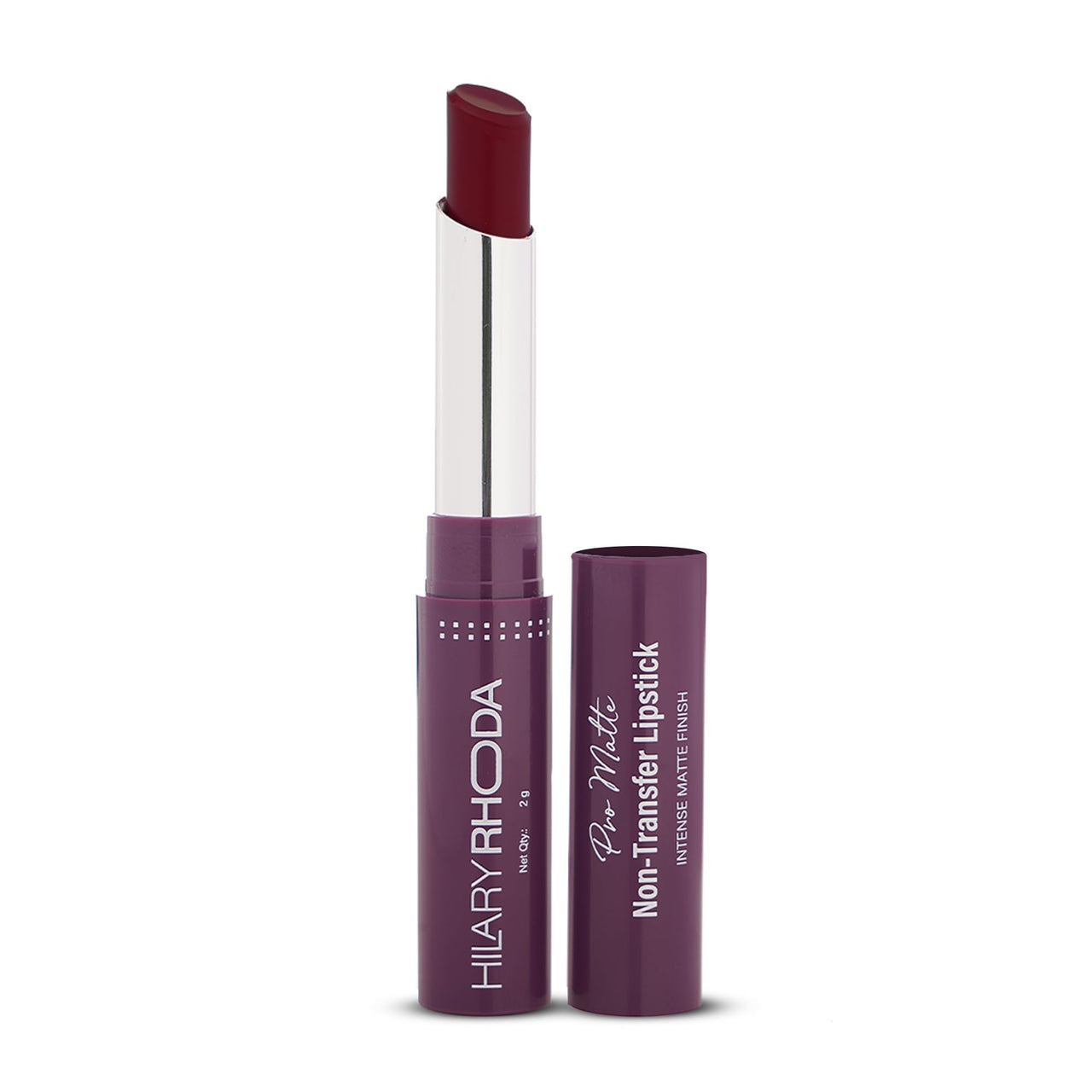 Hilary Rhoda Pro Matte Non-Transfer Lipstick | Waterproof & Smudge-Proof | 12-Hour Long Stay | 24 Shades Available | Highly Pigmented Matte Finish Lipstick | 2g - (Rose Petal | Shade 06)