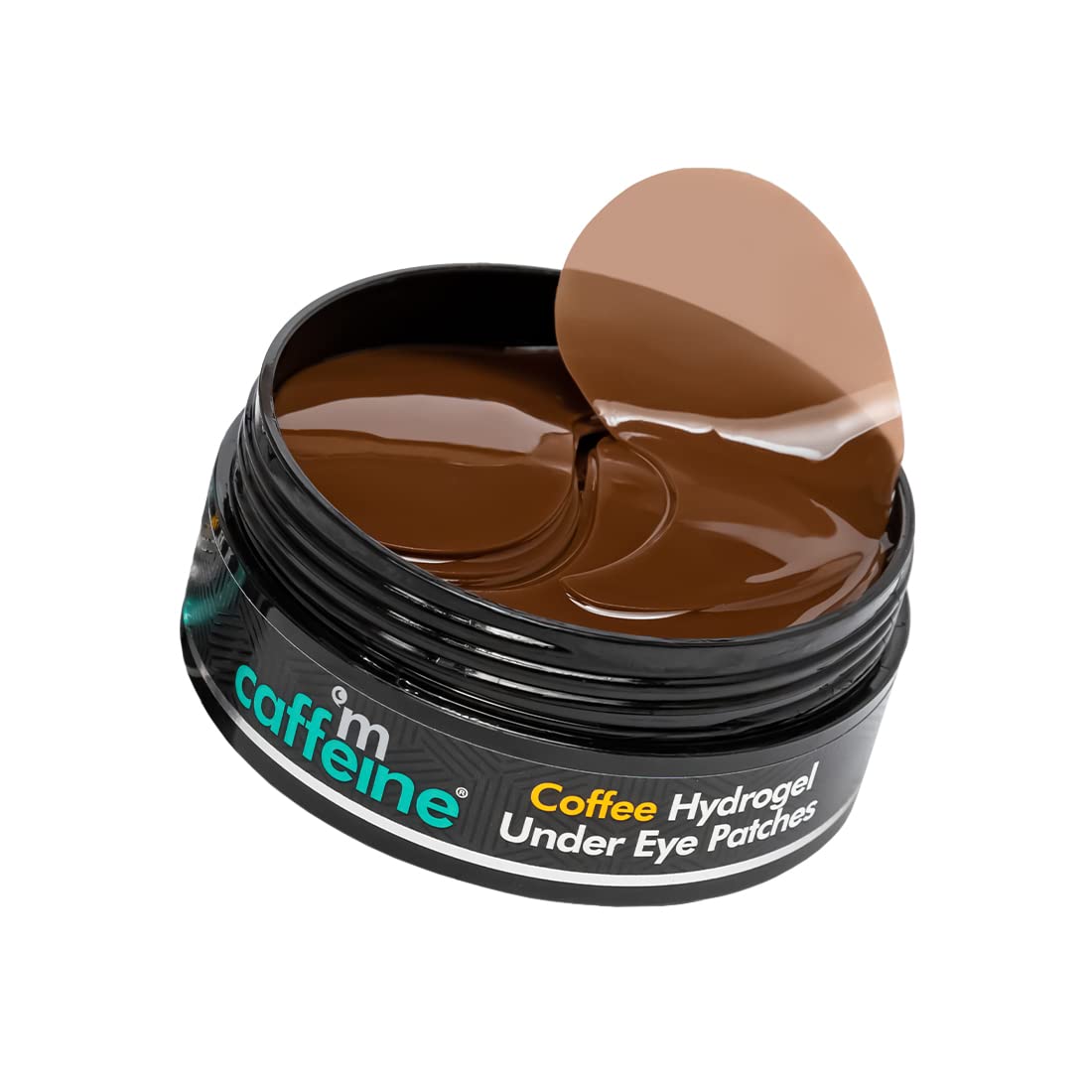 mCaffeine Coffee Hydrogel Under Eye Patches For Dark Circles & Puffiness Reduction | Eye Care Routine | Eye Patch with Caffeine & Hyaluronic Acid | Moisture-Lock Technique For 2X Hydration - 30 Pairs for both Women and Men | 90G