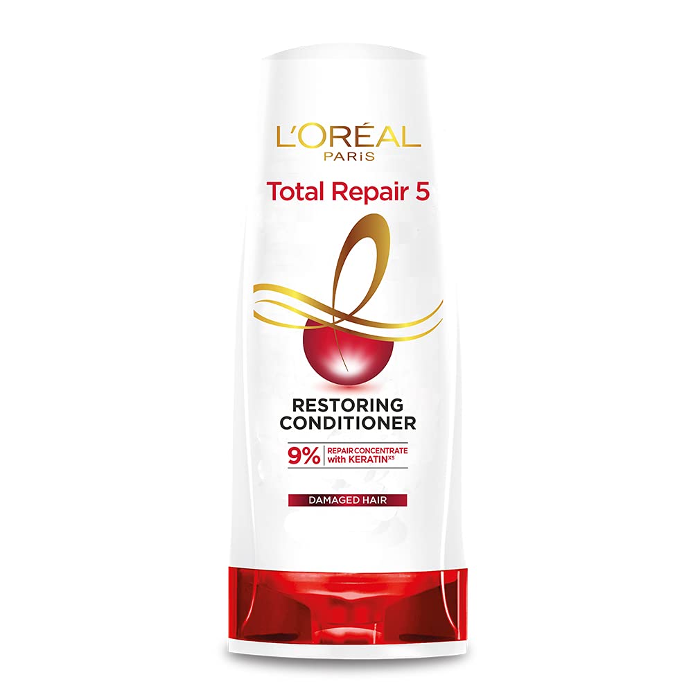 L'Oréal Paris Conditioner For Colour-treated Hair, Colour Protect, 192.5ml & L'Oreal Paris Conditioner, For Damaged and Weak Hair, 192.5ml