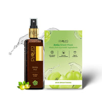 PYOURA Amla Skin Brightening Combo: Face Toner Mist Serum (100ml) + Amla Face Sheet Mask (Pack of 1)