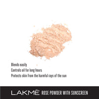 LAKMÉ © Rose Natural Face Powder for Oily Skin Type, Soft Pink, 40G And 9 To 5 Complexion Care Face Cream, Bronze, 30G