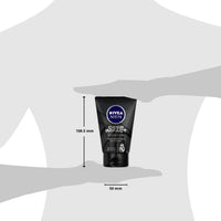 Nivea Men Face Wash, Deep Impact Intense Clean, 100g & Men Deodorant Roll-On, Fresh Active Original, 50ml