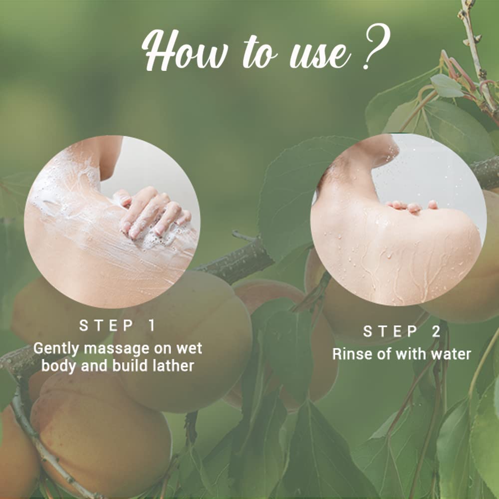 Biotique Bio Apricot Refreshing Body Wash | Keeps Skin Fresh and Clean | Brightens Skin and Reducing Dark Spots | 100% Botanical Extracts | Suitable for All Skin Types | 200ml (Pack of 3)