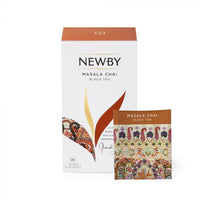 Newby Masala Chai | 25 Tea Bags | Black Tea Enriched With Cardamom, Cinnamon, Black Pepper, Clove, Ginger, Aniseed | 50 gms