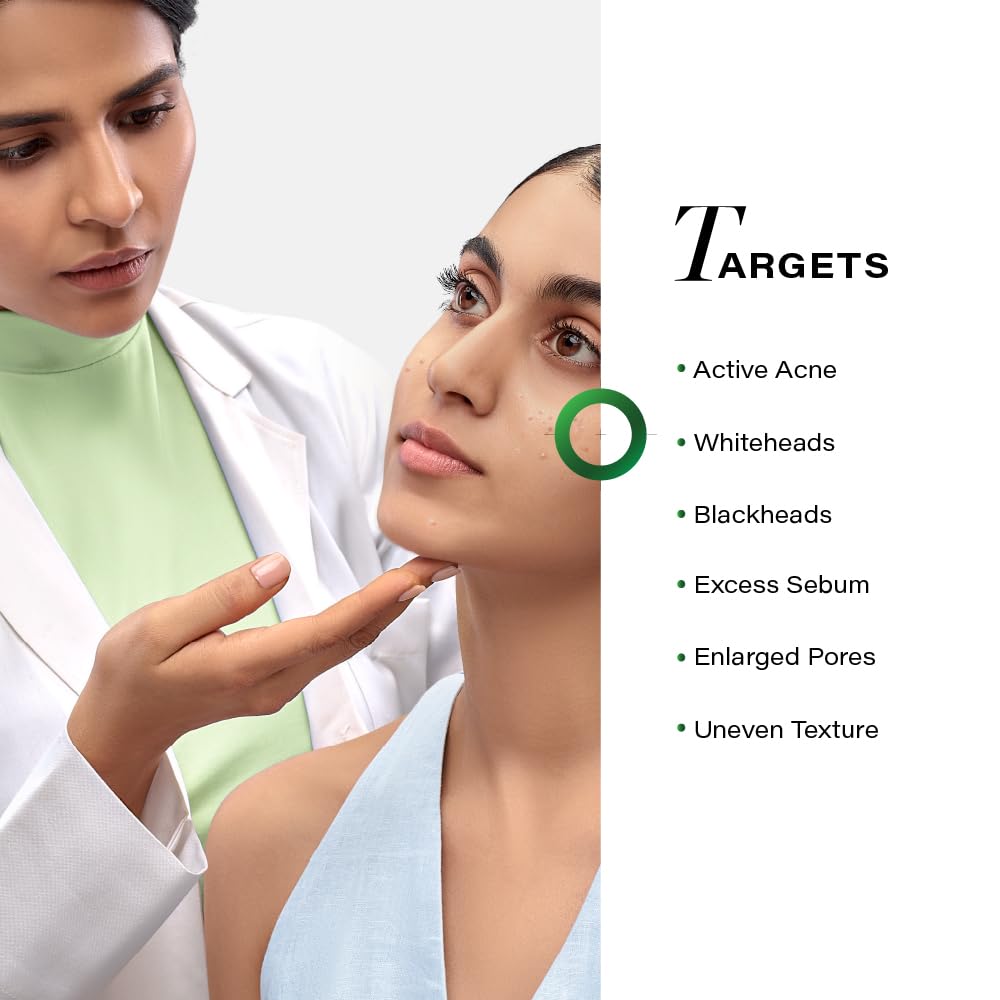 Novology Acne Deep Clearing Cleanser with Thymol+Terpineol| Face Wash for Acne,Whiteheads,Blackheads| Gentle, Non-Drying Formula, Suitable for Sensitive skin| 150ml