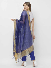 TRENDLOOK Women's  Solid Cotton Silk Dupatta