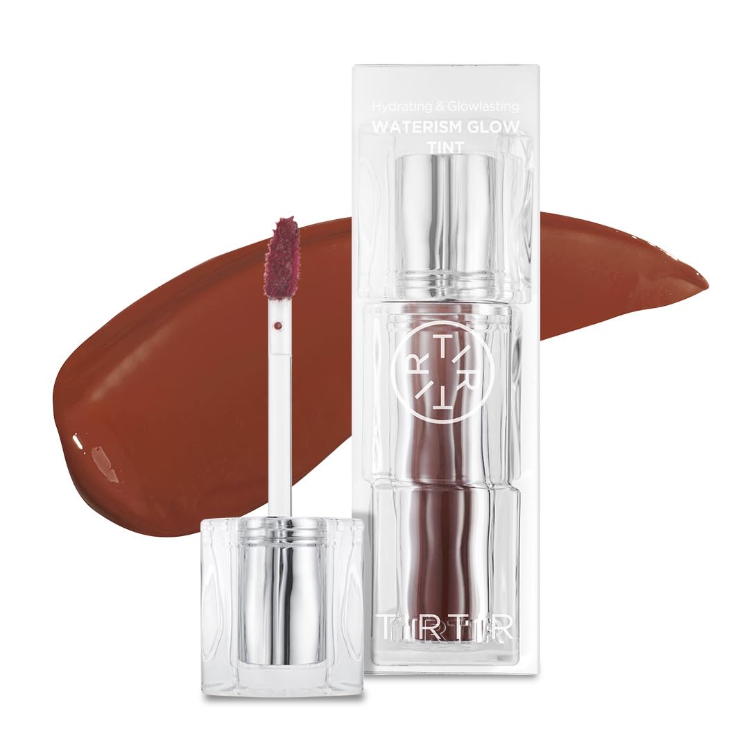 TIRTIR Waterism Tinted Lip Gloss #06 | HONEY NUT, 4 g – Kiss Ready Lipgloss | 12H Long Lasting Non Sticky Natural Tinted Glow | Korean Multiuse Cheek and Lip | Tint for Women gift
