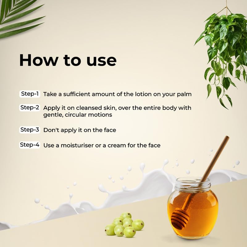 Jovees Herbal Honey & Grape Body Lotion For Nourished, Smooth And Deep Hydrated Skin, Lightweight, Non Greasy & Healthy Looking Skin, For Dry Skin 300ml