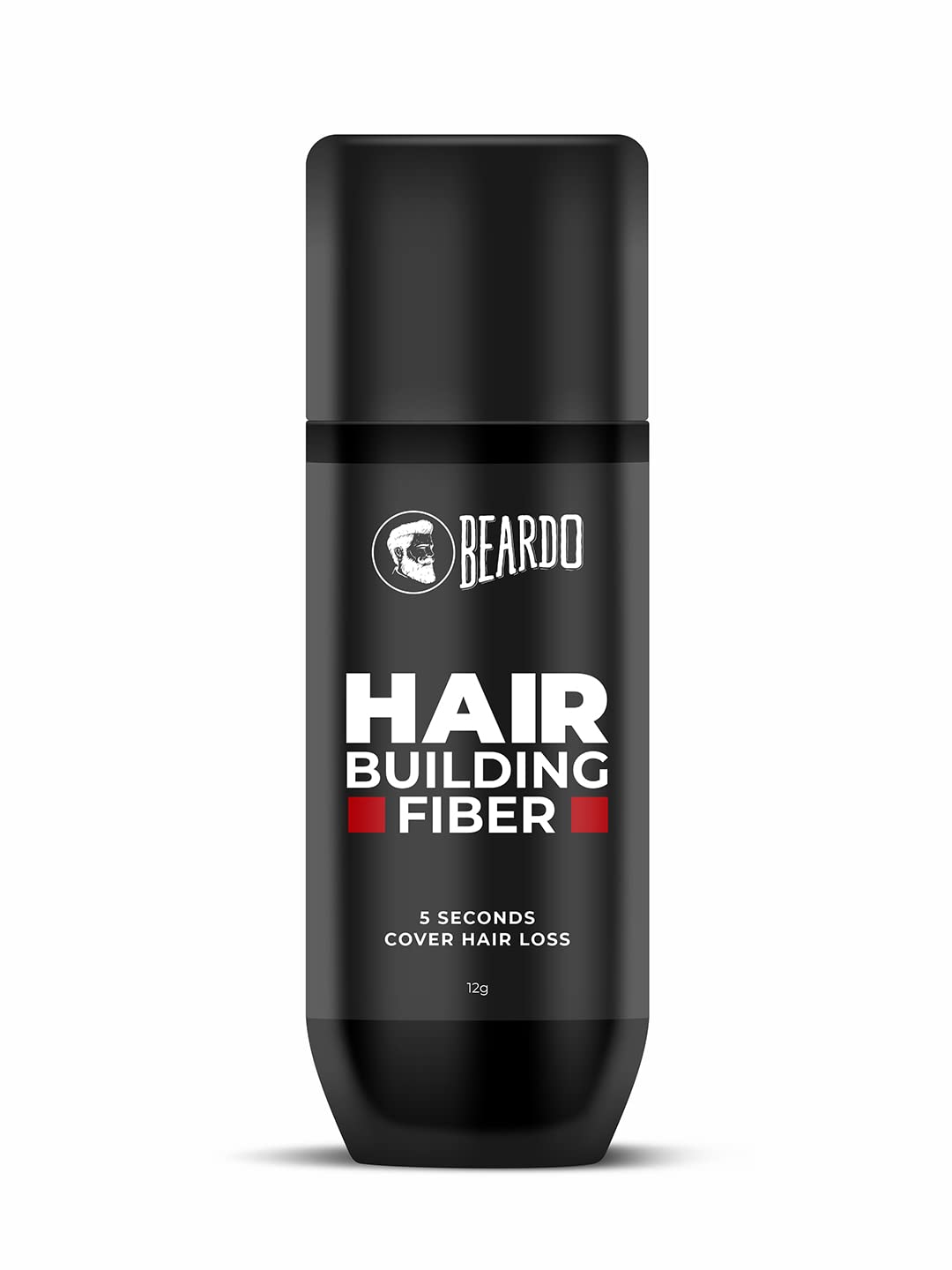Beardo Hair Building Fiber for Men | Instantly Cover Bald Spots | Bald Spot concealer |Hair Thickening Powder | Hair Styling | 12 gm