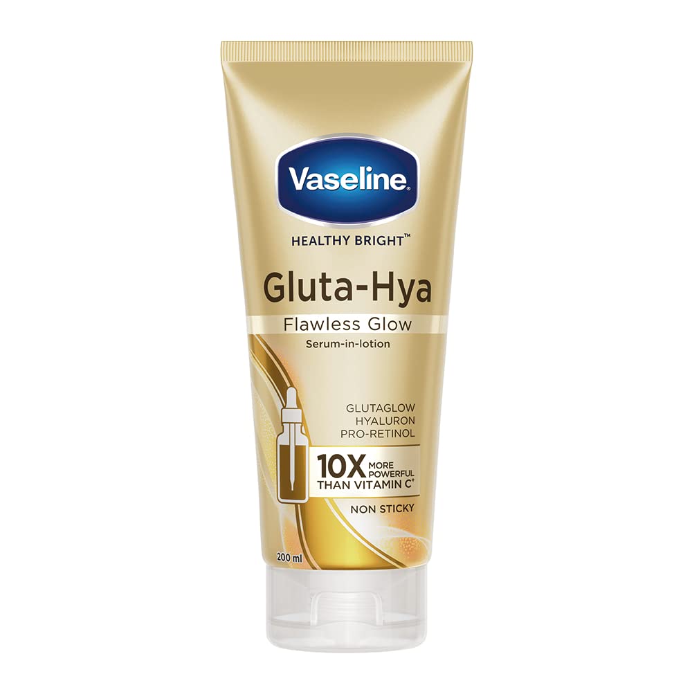 Vaseline Gluta-Hya Flawless Glow, 200Ml + Gluta-Hya Dewy Radiance, 200Ml Lotion