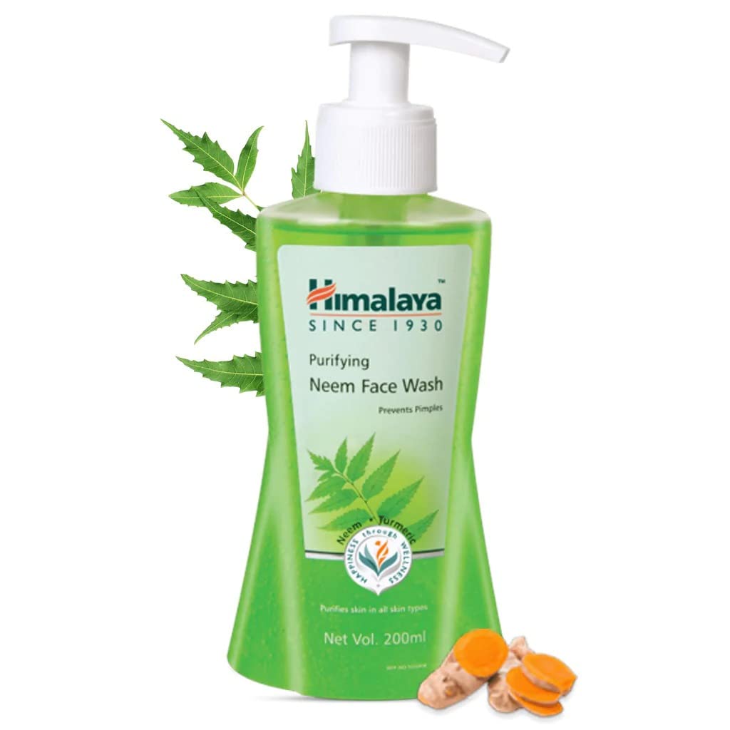 Himalaya Baby Powder (400g) & Himalaya Herbals Purifying Neem Face Wash, 200ml