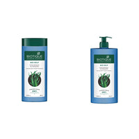 Biotique Bio Kelp Protein Shampoo for Falling Hair Intensive Hair Regrowth Treatment, 180ml And Biotique Bio Kelp Protein Shampoo for Falling Hair Intensive Hair Regrowth Treatment, 650ml