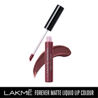 Lakmé Forever Matte Liquid Lip Color, Matte Finish, 5.6 ml - Wine Touch & Mauve Party